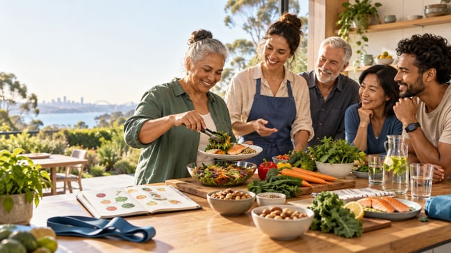HEALTHY FOOD WITH FAMILY