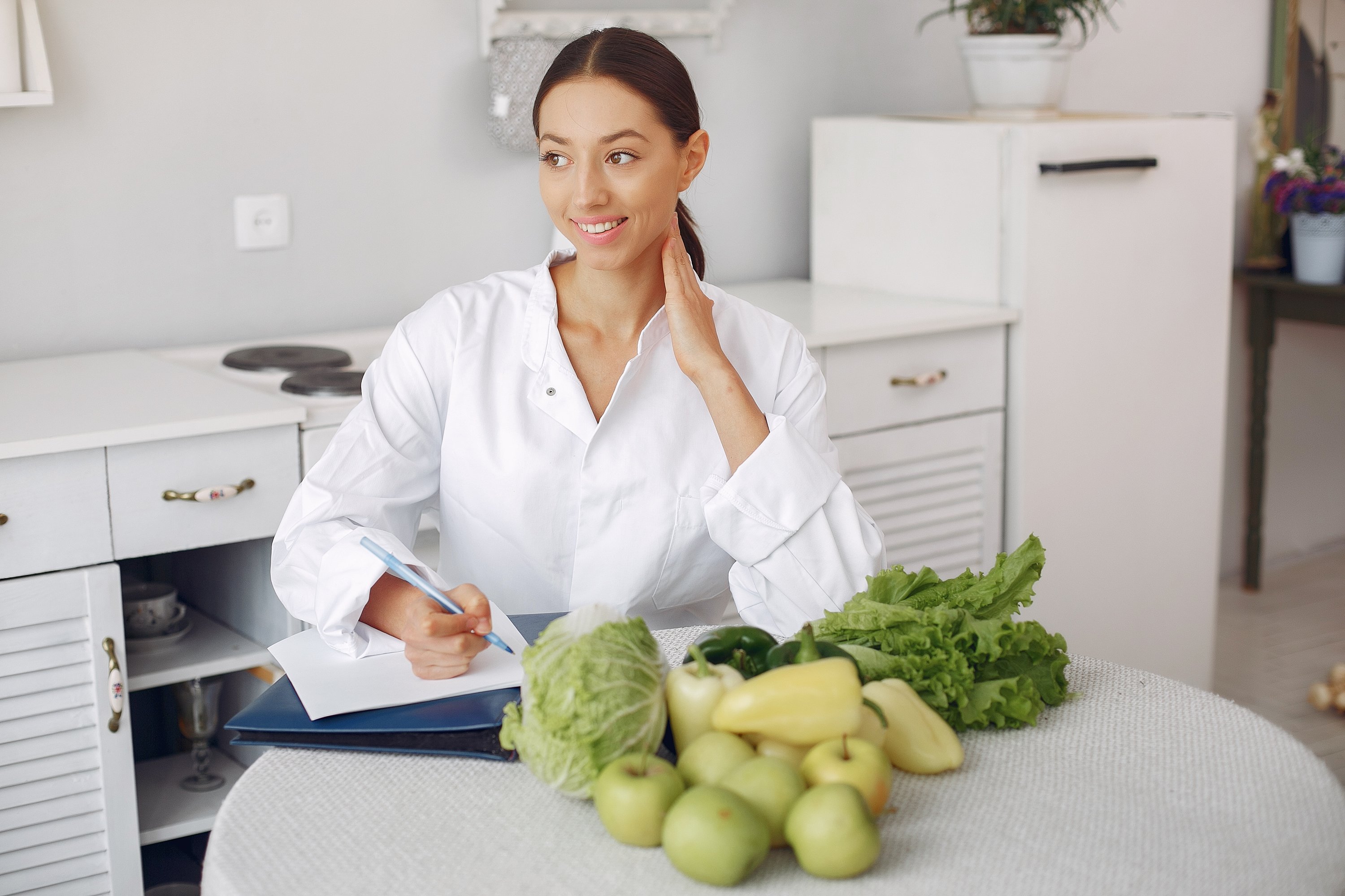 beautiful-doctor-kitchen-with-vegetables beautiful-doctor-kitchen-with-vegetables